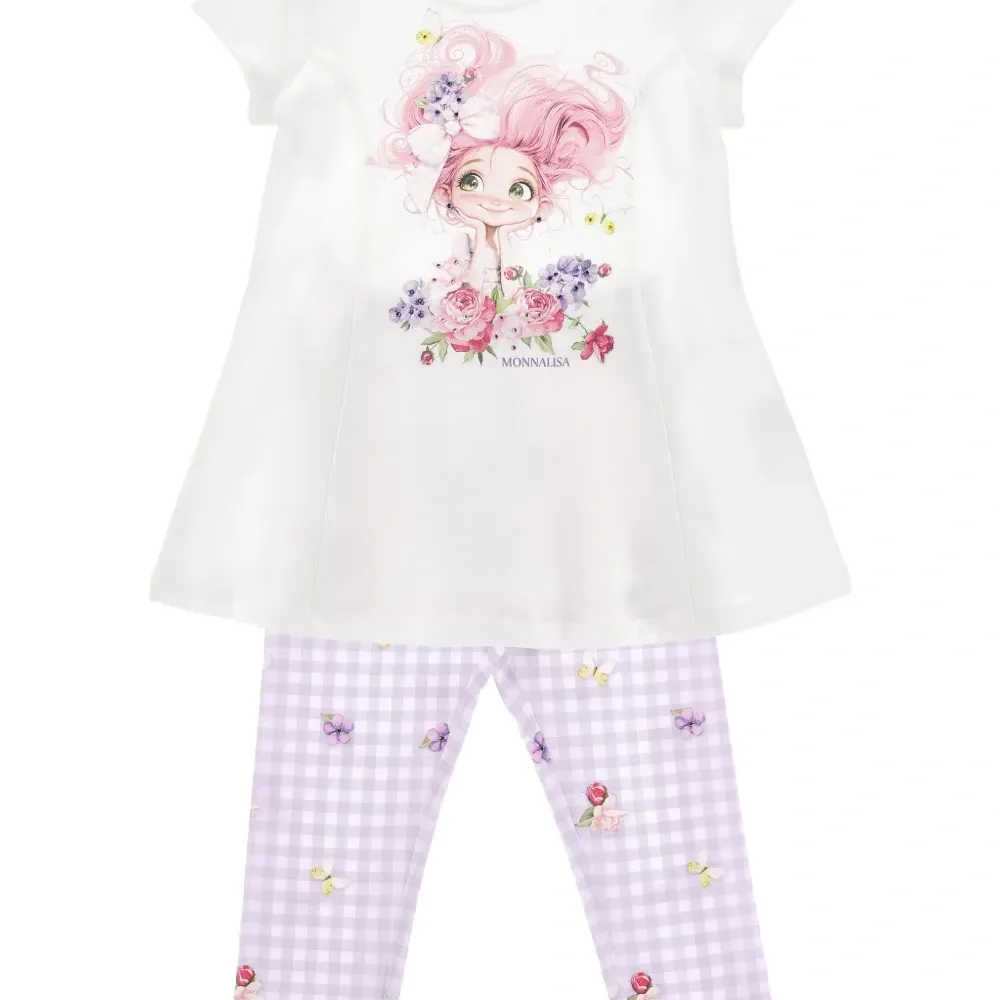 Комплект в клетку гингем