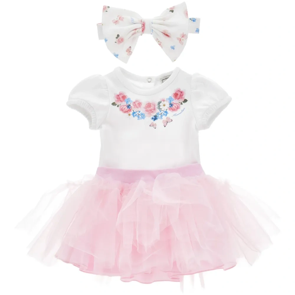 Комплект для новорожденного с цветочным принтом Комплект для новорожденного с цветочным принтом