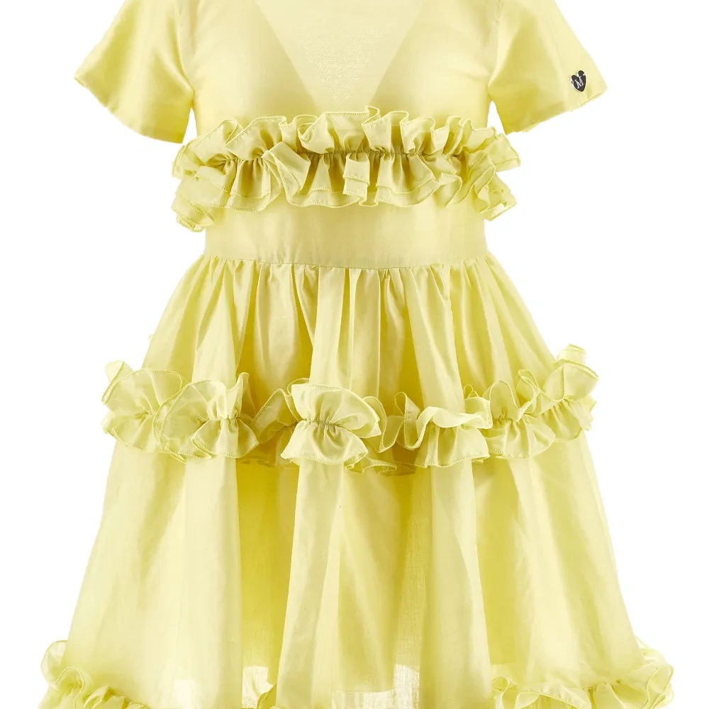 Платье с оборками