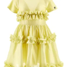 Платье с оборками