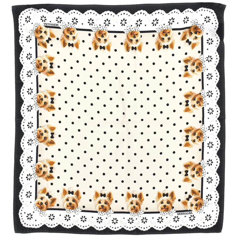 Шарф в горох