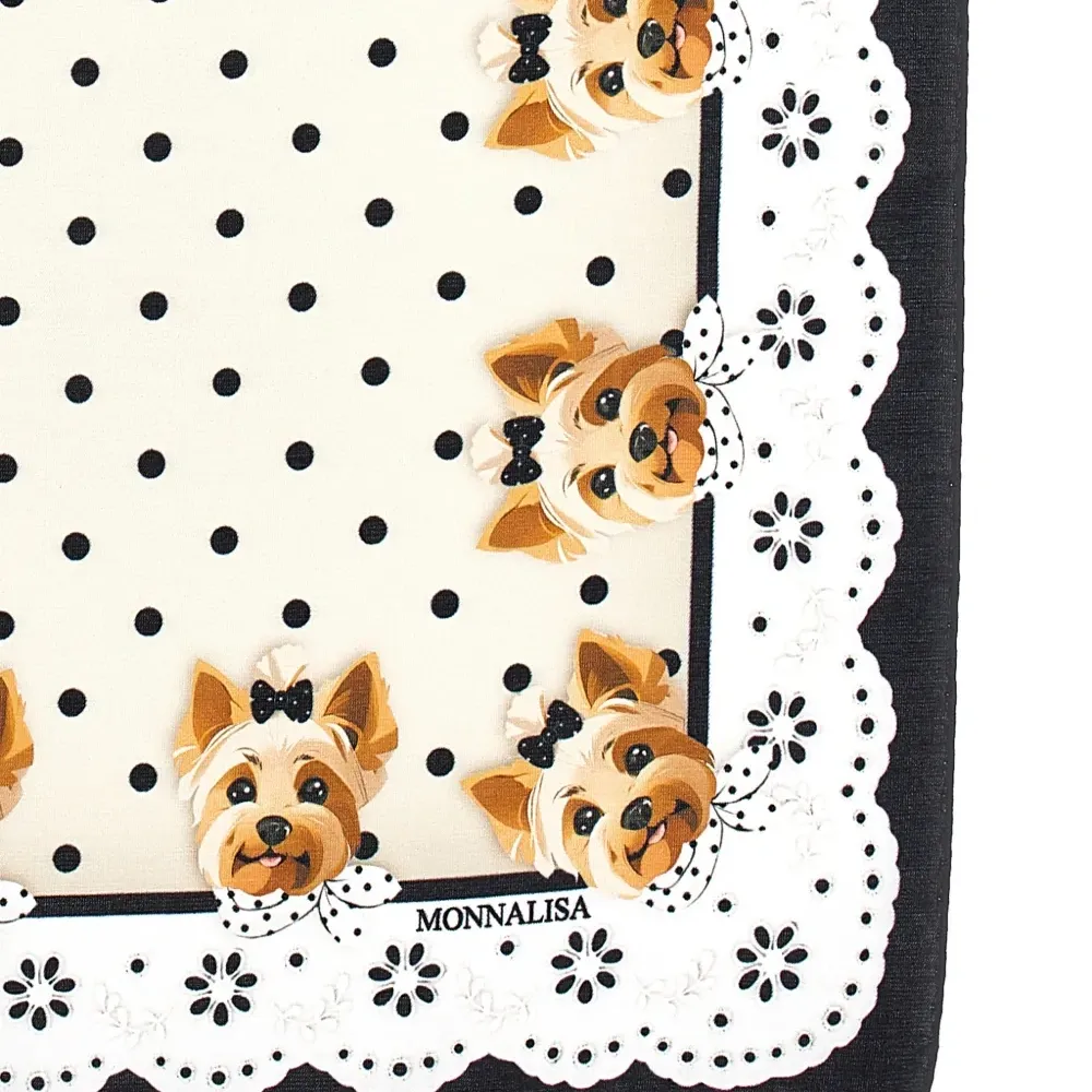 Шарф в горох