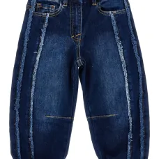 Джинсы с бахромой из коллаборации с Hello Kitty