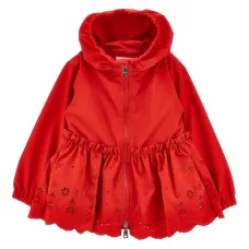 Жакет с оборками и люверсами Жакет с оборками и люверсами