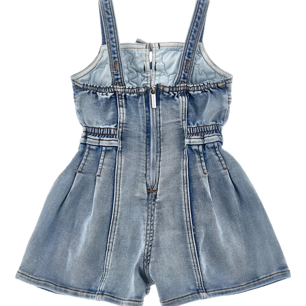 Ромпер с цветочной вышивкой