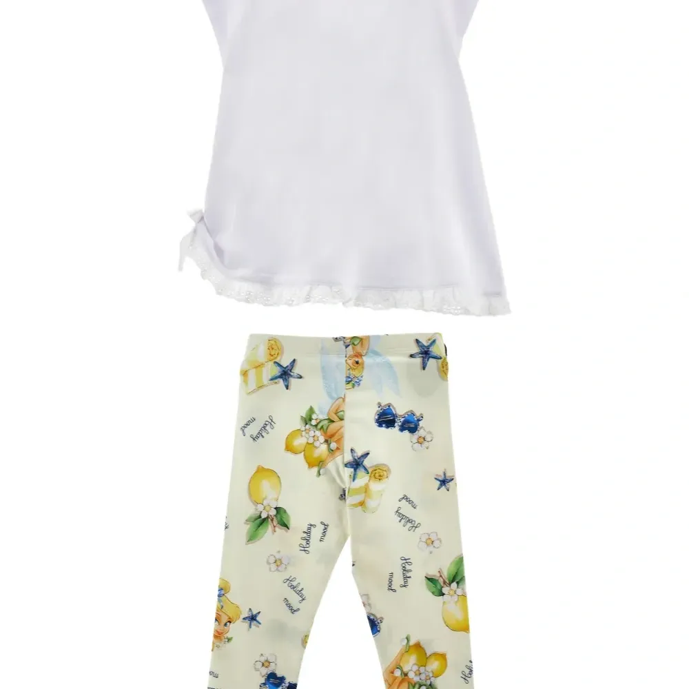 Комплект из топа и брюк с принтом из коллаборации с Disney Комплект из топа и брюк с принтом из коллаборации с Disney