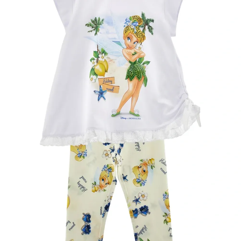 Комплект из топа и брюк с принтом из коллаборации с Disney Комплект из топа и брюк с принтом из коллаборации с Disney