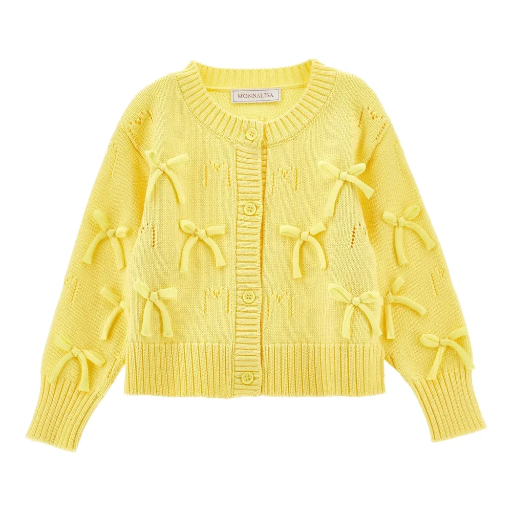 Кардиган с бантами