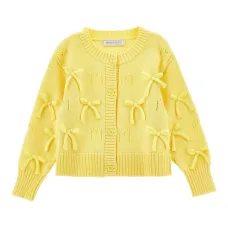 Кардиган с бантами