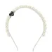 Ободок с искусственным жемчугом