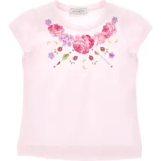 Футболка с цветочным принтом