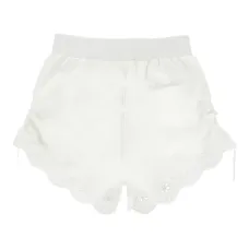 Шорты с кулиской и цветочным принтом Шорты с кулиской и цветочным принтом