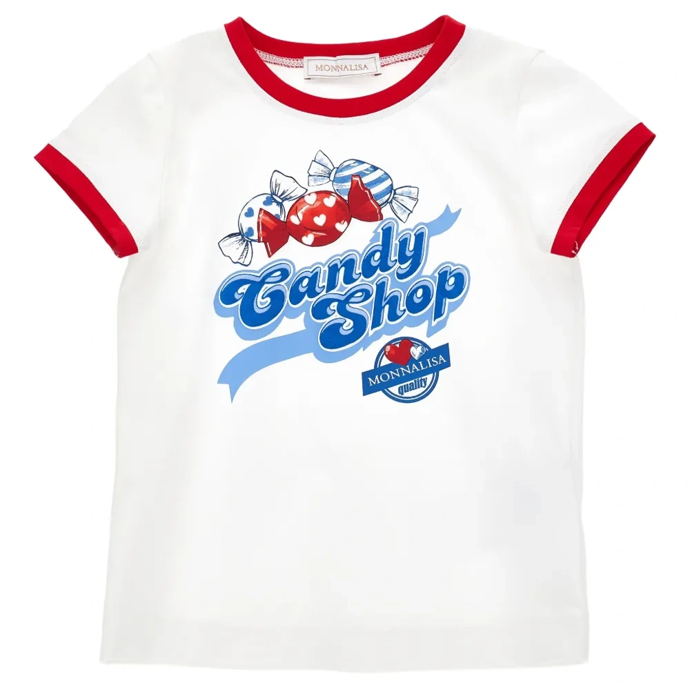 Футболка с принтом Candy Shop
