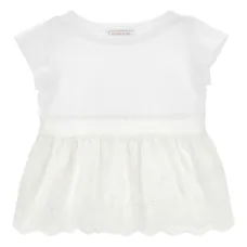 Топ с кружевной вышивкой