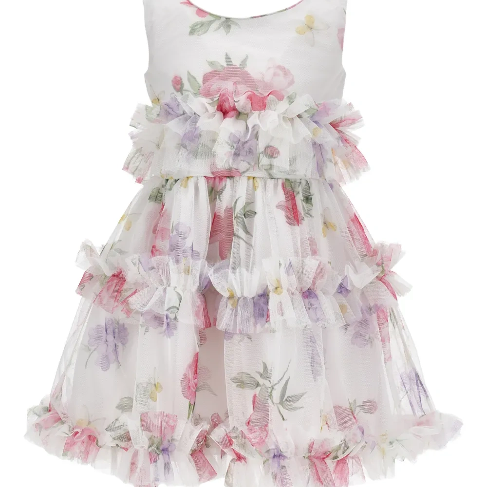 Платье с цветочным принтом