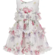 Платье с цветочным принтом