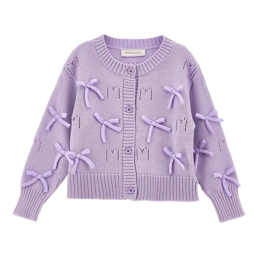 Кардиган с бантами