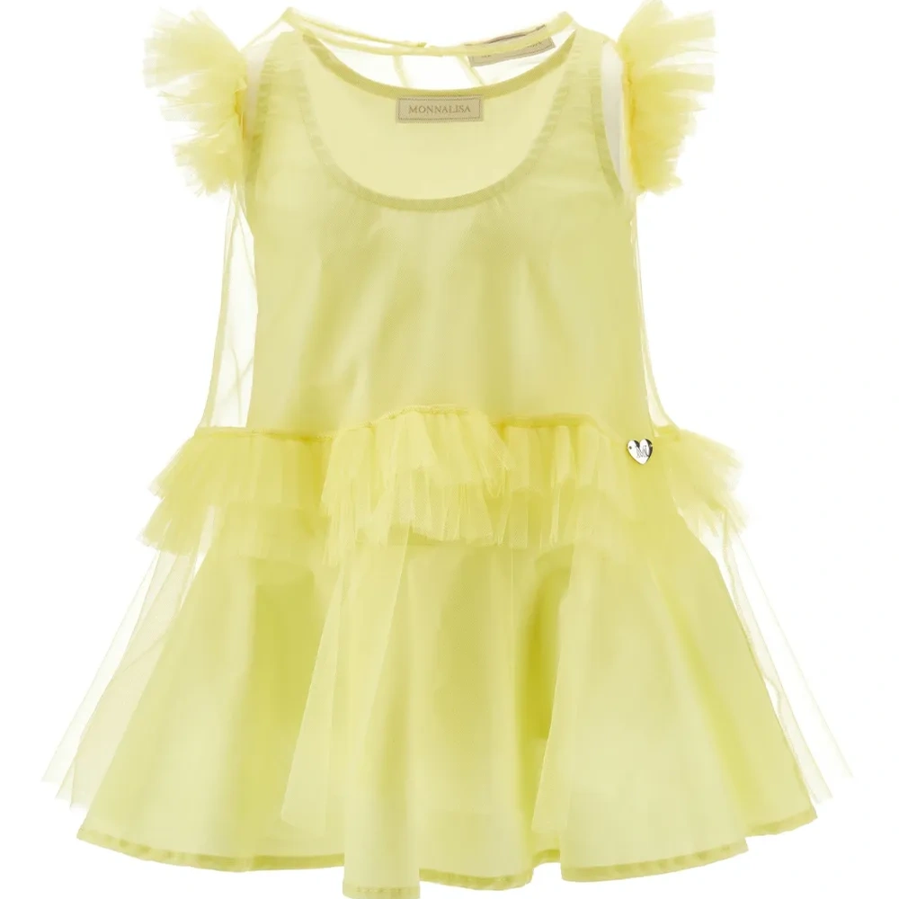 Платье с оборками