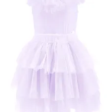 Ярусное платье с оборками