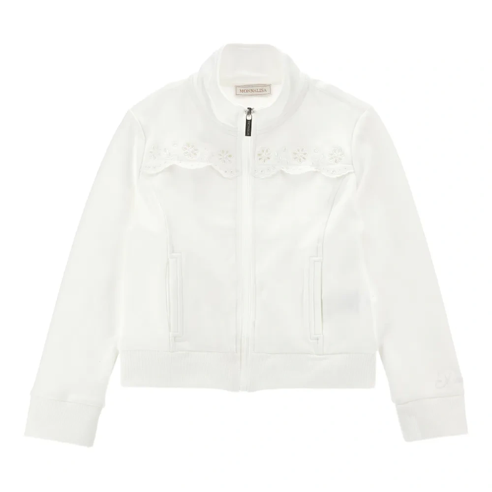 Толстовка с цветочным кружевом