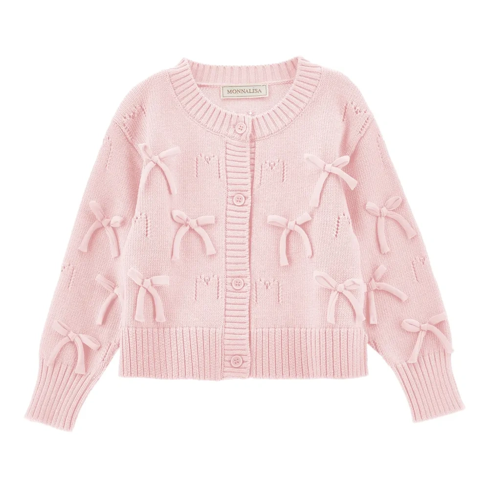 Кардиган с бантами