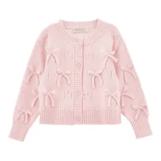 Кардиган с бантами