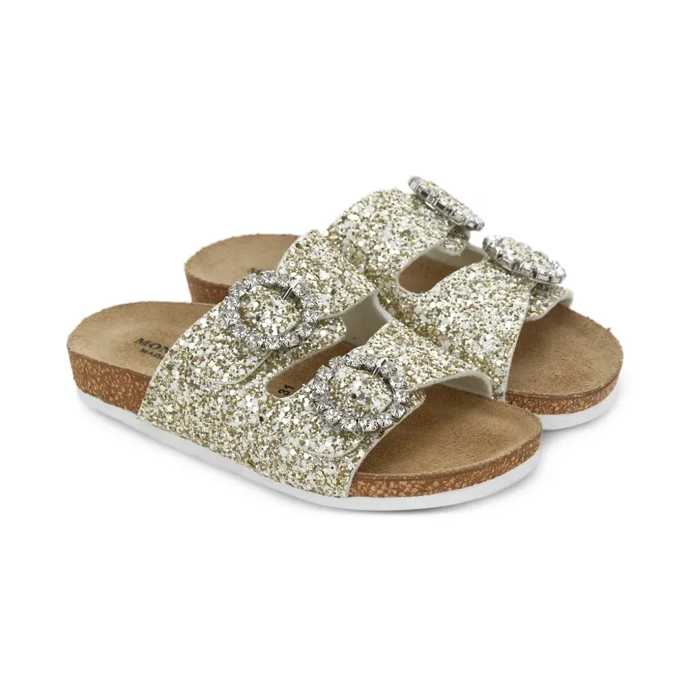 Босоножки с блестками Босоножки с блестками