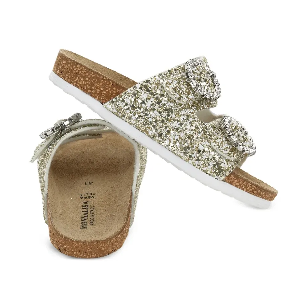 Босоножки с блестками Босоножки с блестками