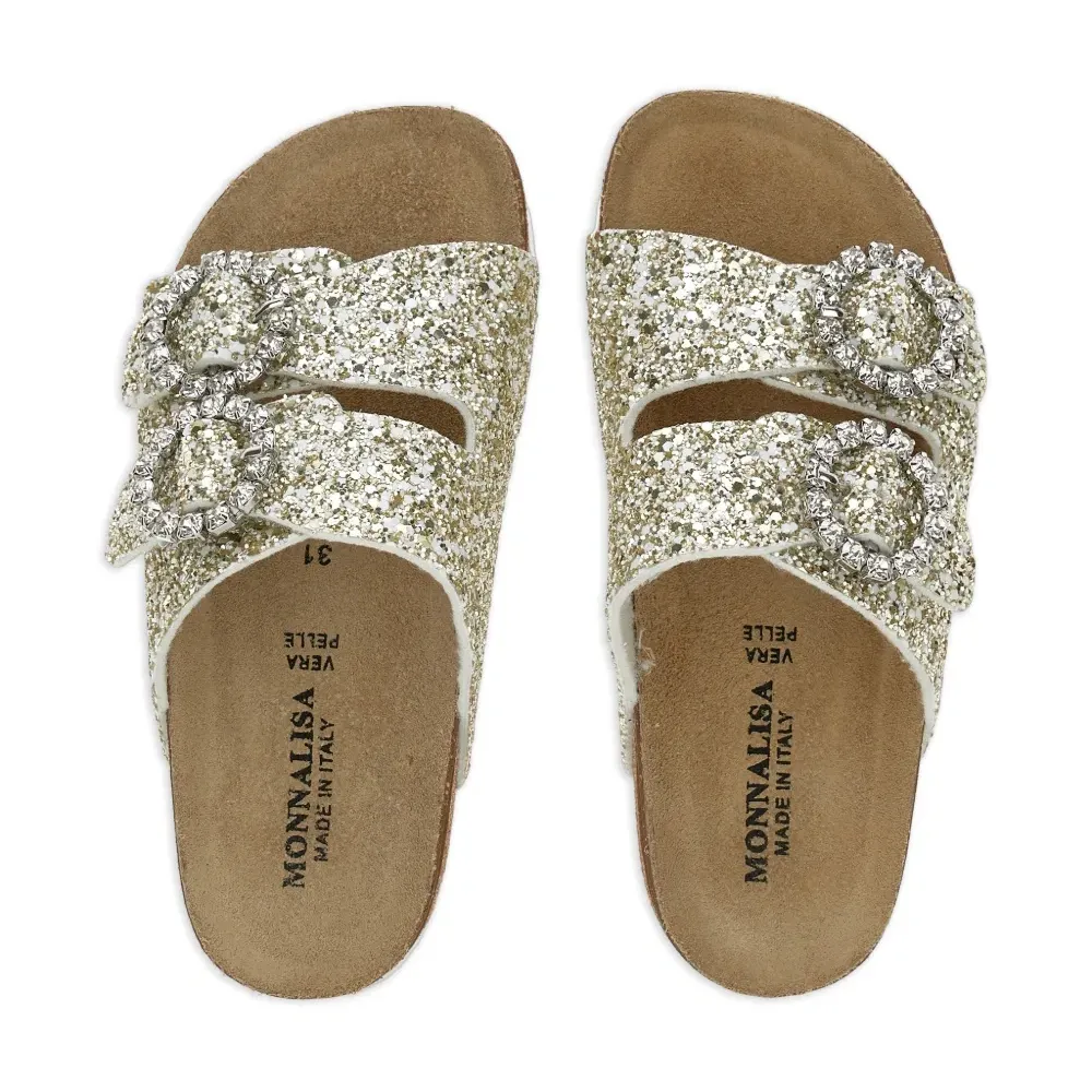 Босоножки с блестками Босоножки с блестками