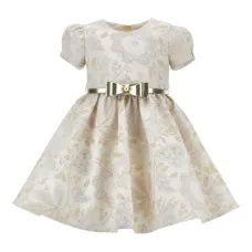 Платье с бантом и принтом пейсли