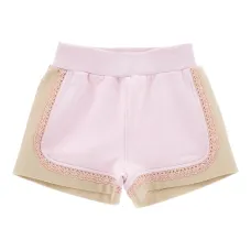 Шорты с вышитым логотипом