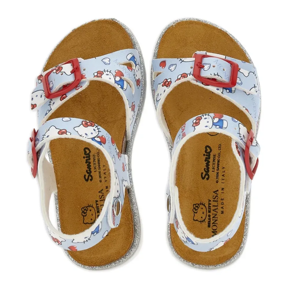 Босоножки с узором из коллаборации с Hello Kitty