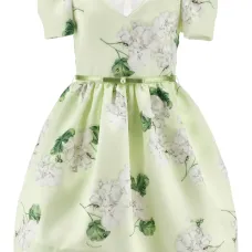 Платье с цветочным принтом