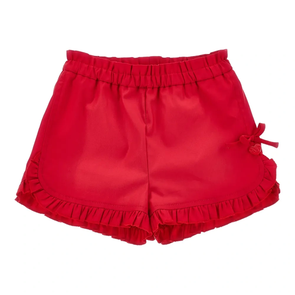 Шорты с оборками