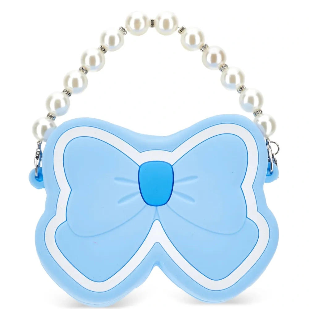 Сумка с бантом и искусственным жемчугом