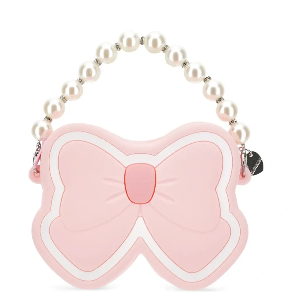 Сумка с бантом и искусственным жемчугом