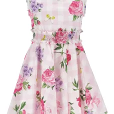 Платье в клетку гингем