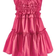 Ярусное платье с оборками