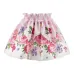 Юбка с оборками и цветочным принтом