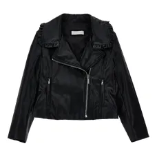 Куртка на молнии с оборками Куртка на молнии с оборками