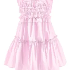 Ярусное платье с оборками