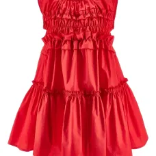 Ярусное платье без рукавов с оборками Ярусное платье без рукавов с оборками