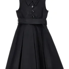 Платье с воротником поло