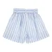 Шорты в полоску с завязками