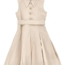 Платье с воротником поло