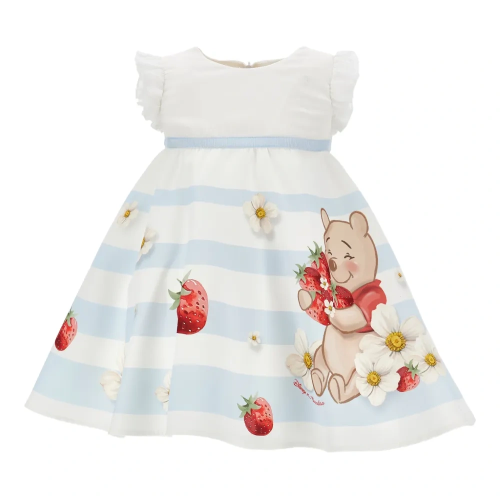 Полосатое платье с оборками Полосатое платье с оборками