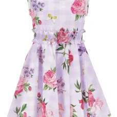 Платье с цветочным принтом