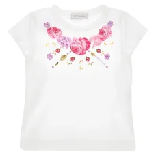 Футболка с цветочным принтом