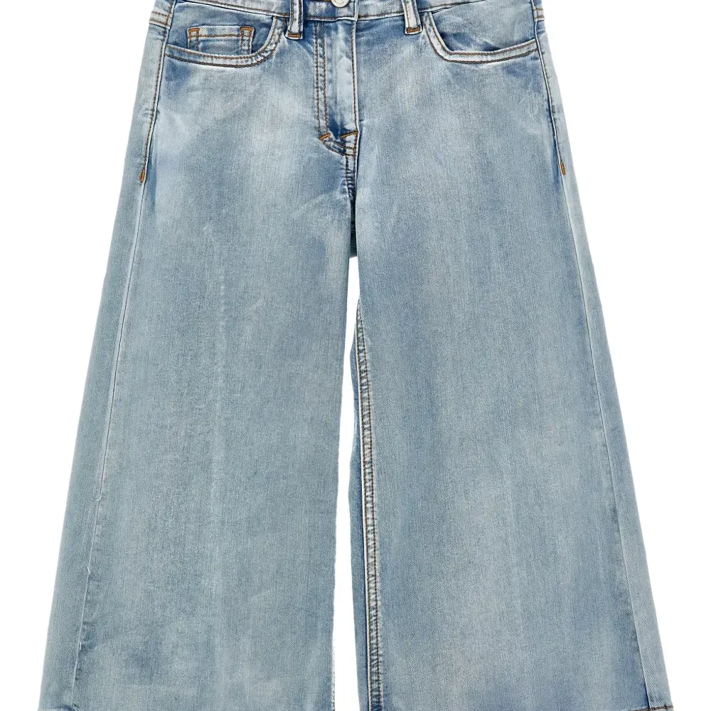 Джинсы с бантами