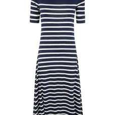 Платье миди в полоску Платье миди в полоску